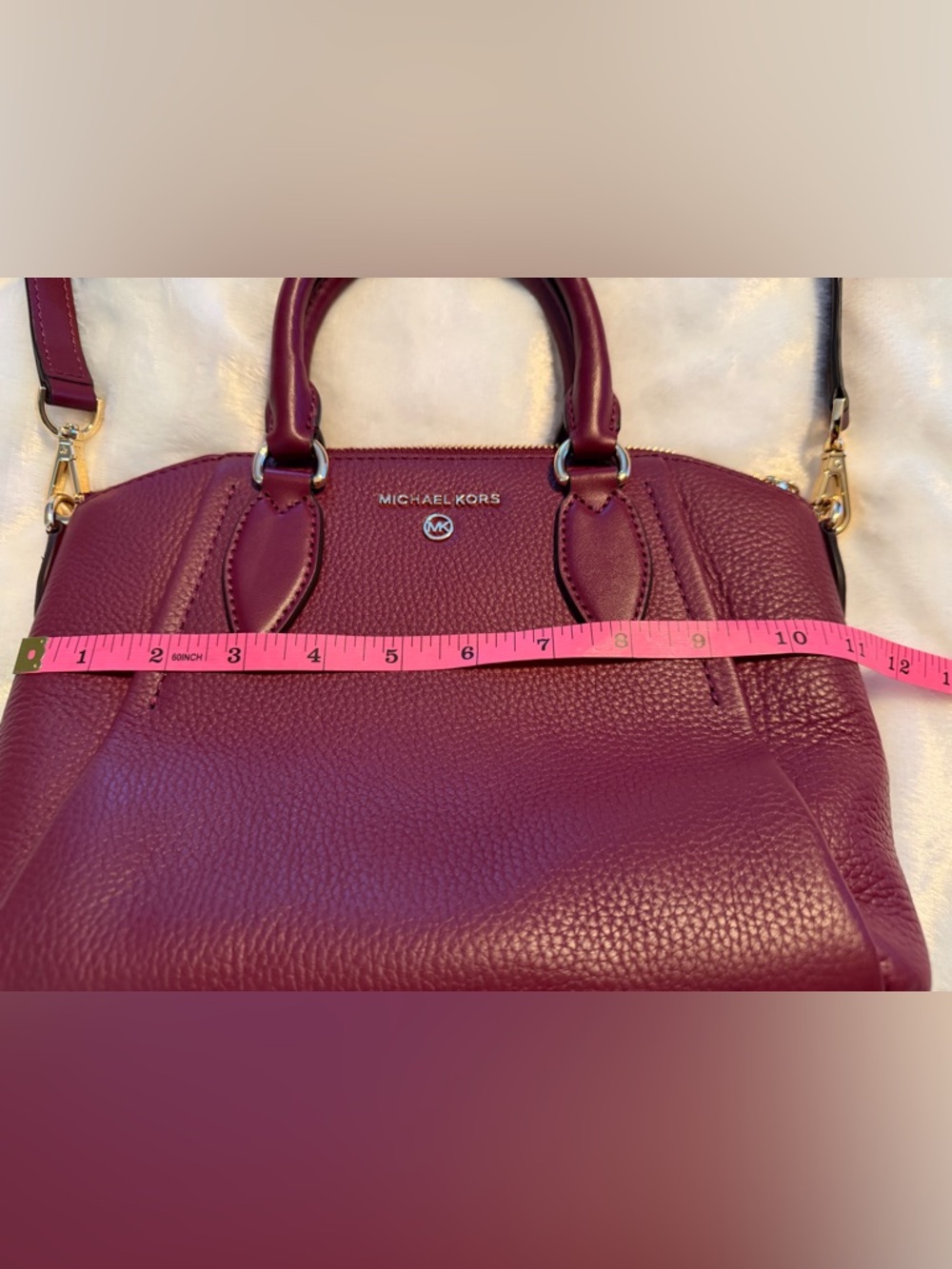 Michael Kors Small Satchel in Sienna - Picture 12 of 16